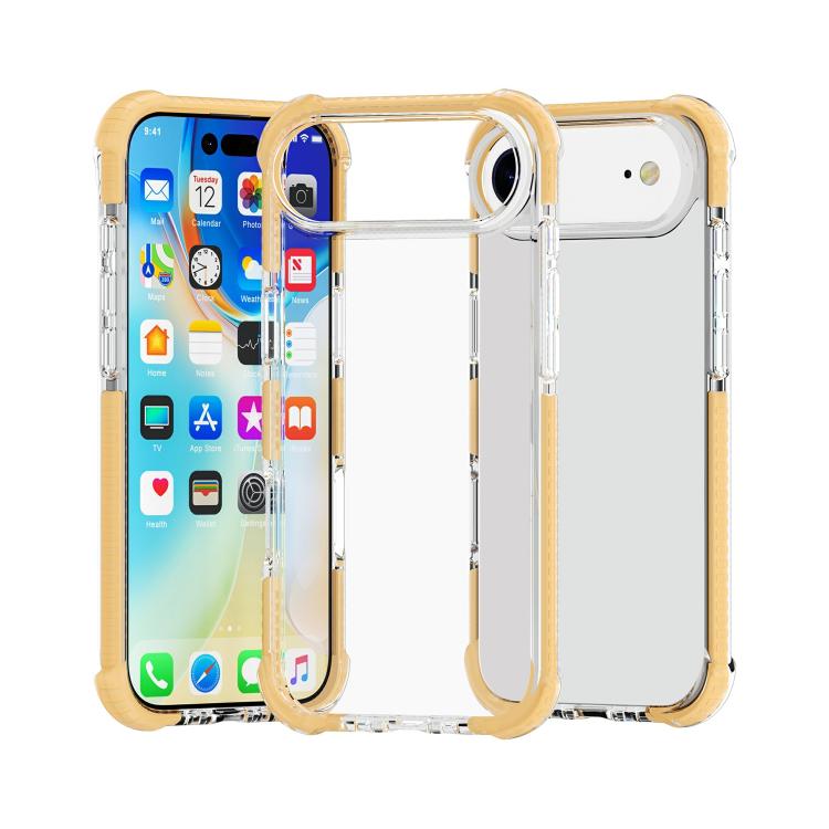 Coque de téléphone hybride antichoc quatre coins en TPU acrylique, pour iPhone 17 Pro Max, pour iPhone 17 Pro, pour iPhone 17, pour iPhone Air