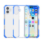 Coque de téléphone hybride antichoc quatre coins en TPU acrylique, pour iPhone 17 Pro Max, pour iPhone 17 Pro, pour iPhone 17, pour iPhone Air