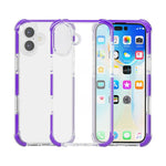 Coque de téléphone hybride antichoc quatre coins en TPU acrylique, pour iPhone 17 Pro Max, pour iPhone 17 Pro, pour iPhone 17, pour iPhone Air