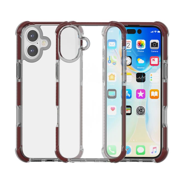 Coque de téléphone hybride antichoc quatre coins en TPU acrylique, pour iPhone 17 Pro Max, pour iPhone 17 Pro, pour iPhone 17, pour iPhone Air