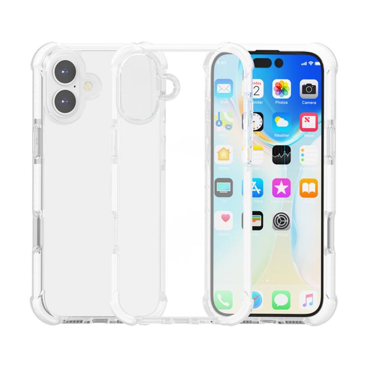 Coque de téléphone hybride antichoc quatre coins en TPU acrylique, pour iPhone 17 Pro Max, pour iPhone 17 Pro, pour iPhone 17, pour iPhone Air