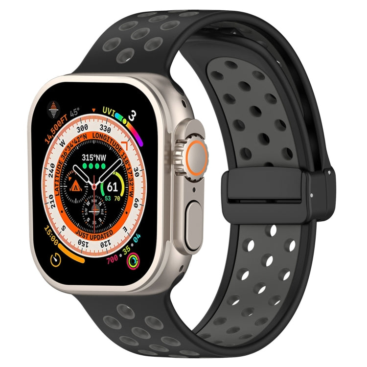 Bracelet de montre en silicone à boucle magnétique, pour Apple Watch Ultra 49mm, pour Apple Watch SE 2023 44mm, pour Apple Watch SE 2023 40mm