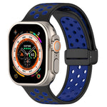 Bracelet de montre en silicone à boucle magnétique, pour Apple Watch Ultra 49mm, pour Apple Watch SE 2023 44mm, pour Apple Watch SE 2023 40mm