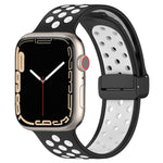 Bracelet de montre en silicone à boucle magnétique, pour Apple Watch 8 41mm, pour Apple Watch 8 45mm, pour Apple Watch Ultra 2 49mm