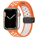 Bracelet de montre en silicone à boucle magnétique, pour Apple Watch 4 44mm, pour Apple Watch 4 40mm, pour Apple Watch 3 38mm