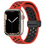 Bracelet de montre en silicone à boucle magnétique, Pour Apple Watch 3 42mm, Pour Apple Watch 2 42mm, Pour Apple Watch 2 38mm