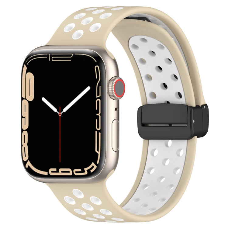 Bracelet de montre en silicone à boucle magnétique, Pour Apple Watch 3 42mm, Pour Apple Watch 2 42mm, Pour Apple Watch 2 38mm