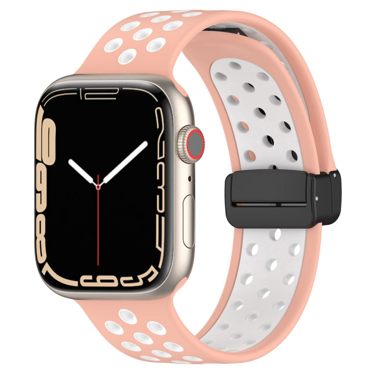 Bracelet de montre en silicone à boucle magnétique, Pour Apple Watch 3 42mm, Pour Apple Watch 2 42mm, Pour Apple Watch 2 38mm
