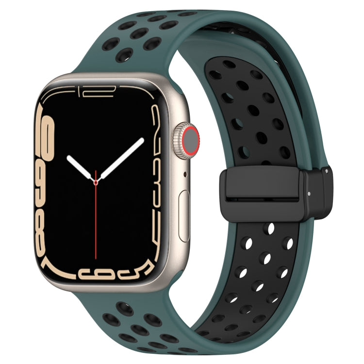 Bracelet de montre en silicone à boucle magnétique, Pour Apple Watch 3 42mm, Pour Apple Watch 2 42mm, Pour Apple Watch 2 38mm