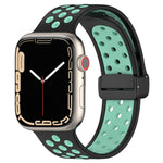 Bracelet de montre en silicone à boucle magnétique, Pour Apple Watch 3 42mm, Pour Apple Watch 2 42mm, Pour Apple Watch 2 38mm