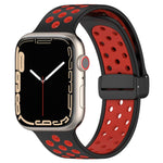 Magnetic Buckle Silicone Watch Band, For Apple Watch 4 44mm, For Apple Watch 4 40mm, For Apple Watch 3 38mm