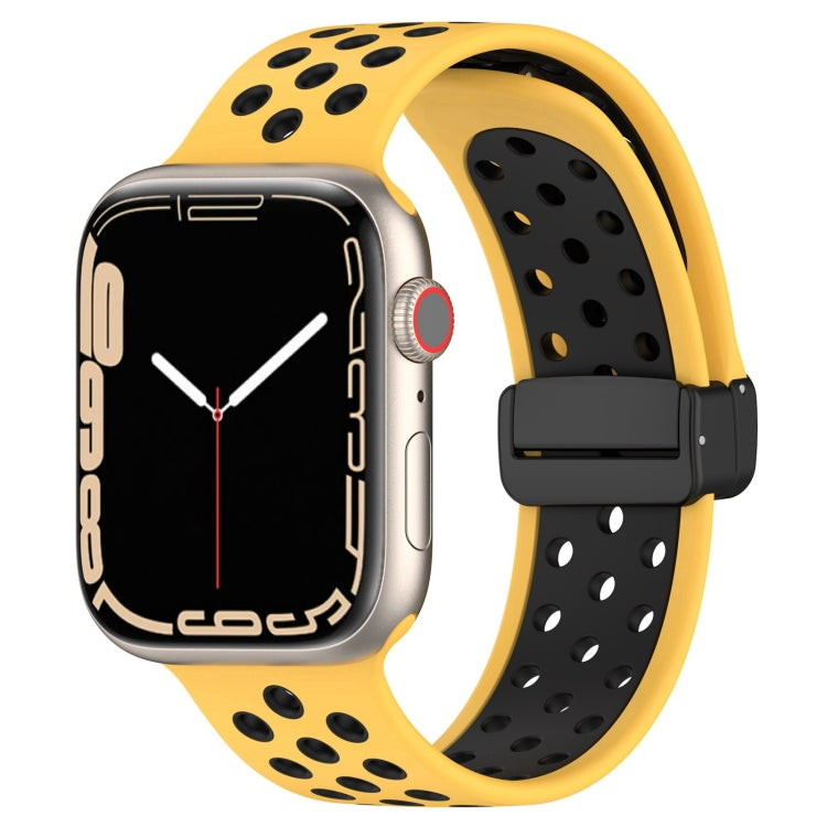 Magnetic Buckle Silicone Watch Band, For Apple Watch 4 44mm, For Apple Watch 4 40mm, For Apple Watch 3 38mm