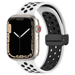 Bracelet de montre en silicone à boucle magnétique, pour Apple Watch 3 42mm, pour Apple Watch 2 42mm, pour Apple Watch 2 38mm