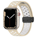 Bracelet de montre en silicone à boucle magnétique, pour Apple Watch 3 42mm, pour Apple Watch 2 42mm, pour Apple Watch 2 38mm
