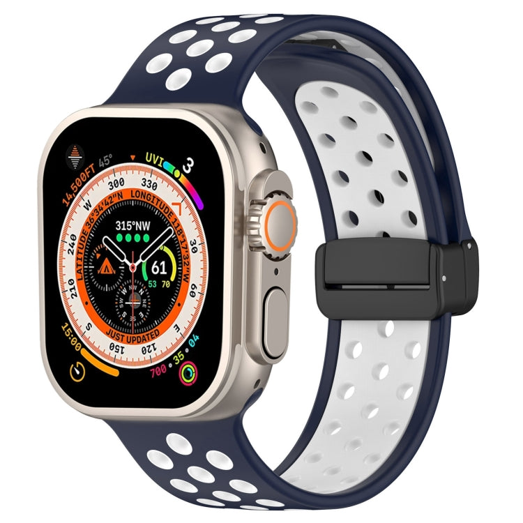 Bracelet de montre en silicone à boucle magnétique, pour Apple Watch Ultra 49mm, pour Apple Watch SE 2023 44mm, pour Apple Watch SE 2023 40mm