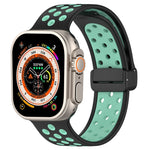Bracelet de montre en silicone à boucle magnétique, pour Apple Watch Ultra 49mm, pour Apple Watch SE 2023 44mm, pour Apple Watch SE 2023 40mm