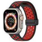Bracelet de montre en silicone à boucle magnétique, pour Apple Watch Ultra 49mm, pour Apple Watch SE 2023 44mm, pour Apple Watch SE 2023 40mm