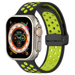 Bracelet de montre en silicone à boucle magnétique, pour Apple Watch Ultra 49mm, pour Apple Watch SE 2023 44mm, pour Apple Watch SE 2023 40mm
