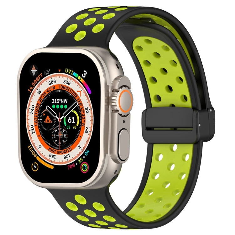 Bracelet de montre en silicone à boucle magnétique, pour Apple Watch Ultra 49mm, pour Apple Watch SE 2023 44mm, pour Apple Watch SE 2023 40mm