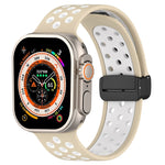 Bracelet de montre en silicone à boucle magnétique, pour Apple Watch Ultra 49mm, pour Apple Watch SE 2023 44mm, pour Apple Watch SE 2023 40mm