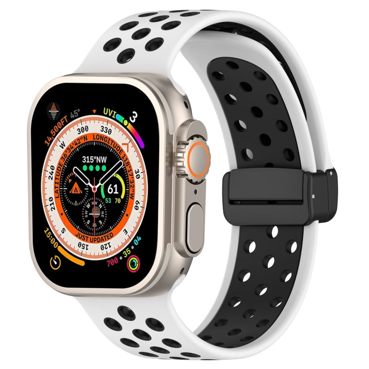 Bracelet de montre en silicone à boucle magnétique, pour Apple Watch 8 41mm, pour Apple Watch 8 45mm, pour Apple Watch Ultra 2 49mm