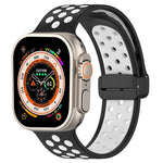 Bracelet de montre en silicone à boucle magnétique, pour Apple Watch 8 41mm, pour Apple Watch 8 45mm, pour Apple Watch Ultra 2 49mm