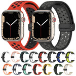 Bracelet de montre en silicone à boucle magnétique, Pour Apple Watch 3 42mm, Pour Apple Watch 2 42mm, Pour Apple Watch 2 38mm