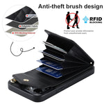 Étui de téléphone avec pochette pour cartes à texture losange et lanière longue, pour iPhone 14 Pro Max, pour iPhone 13 Pro Max, pour iPhone 13 Pro, pour iPhone 13, pour iPhone 12 / 12 Pro, pour iPhone 12 Pro Max