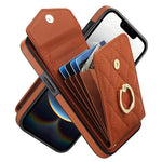 Étui de téléphone à motif losanges avec porte-cartes et longue lanière, pour iPhone 17e / 16e, pour iPhone 17 Pro Max, pour iPhone 17 Pro, pour iPhone 17, pour iPhone Air, pour iPhone 15 Pro Max