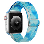 Bracelet de montre de remplacement en nylon à motif peint, pour Apple Watch SE 2023 44mm, pour Apple Watch Ultra 49mm, pour Apple Watch SE 2023 40mm, pour Apple Watch 8 41mm, pour Apple Watch 8 45mm, pour Apple Watch Ultra 2 49mm