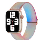 Bracelet de montre de remplacement en nylon à motif peint, pour Apple Watch SE 2023 44mm, pour Apple Watch Ultra 49mm, pour Apple Watch SE 2023 40mm, pour Apple Watch 8 41mm, pour Apple Watch 8 45mm, pour Apple Watch Ultra 2 49mm