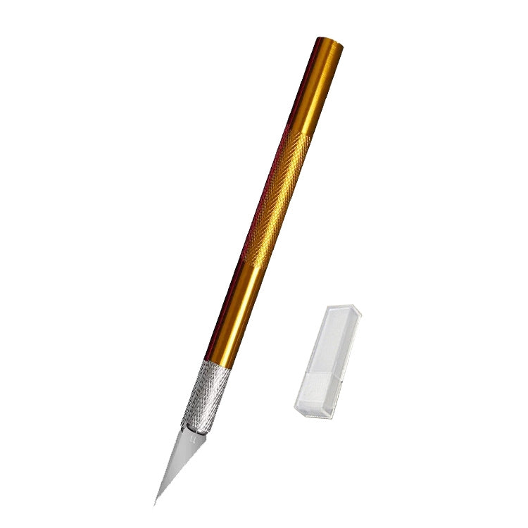 Outil de sculpture DIY 6 en 1 en alliage d'aluminium Couteau stylo fait main