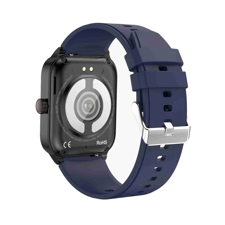 Montre intelligente ET540 avec bracelet en silicone étanche IP67 de 1,91 pouces, prend en charge l'ECG / la mesure non invasive de la glycémie, ET540 (bleu), ET540 (rouge)