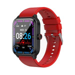 Montre intelligente ET540 avec bracelet en silicone étanche IP67 de 1,91 pouces, prend en charge l'ECG / la mesure non invasive de la glycémie, ET540 (bleu), ET540 (rouge)