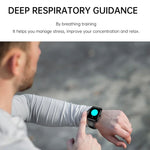 Montre intelligente ET540 avec bracelet en silicone étanche IP67 de 1,91 pouces, prend en charge l'ECG / la mesure non invasive de la glycémie, ET540 (bleu), ET540 (rouge)