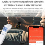 Montre intelligente ET540 avec bracelet en silicone étanche IP67 de 1,91 pouces, prend en charge l'ECG / la mesure non invasive de la glycémie, ET540 (bleu), ET540 (rouge)
