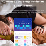 Montre intelligente ET540 avec bracelet en silicone étanche IP67 de 1,91 pouces, prend en charge l'ECG / la mesure non invasive de la glycémie, ET540 (bleu), ET540 (rouge)
