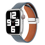 Bracelet de montre en cuir avec boucle magnétique et toucher doux, pour Apple Watch Serie 4 40mm, pour Apple Watch 38mm, pour Apple Watch Serie 3 38mm, pour Apple Watch Serie 3 42mm, pour Apple Watch Serie 2 42mm, pour Apple Watch Serie 2 38mm