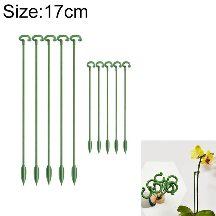 10pcs tuteurs en forme de fleur pour plantes en pot, cadre de protection anti-chute des feuilles, 17cm, 27cm, 37cm, 48cm, 58cm