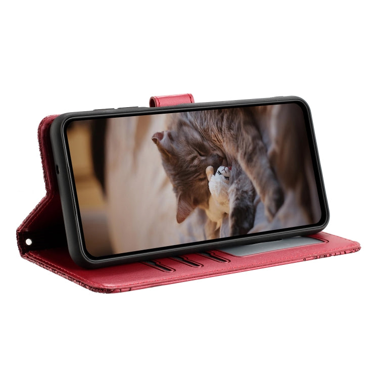 Étui de téléphone en cuir avec motif de chat en relief et cordon, pour iPhone 11 Pro, pour iPhone XS Max, pour iPhone X, pour iPhone 7 Plus / 8 Plus