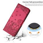 Étui de téléphone en cuir avec motif chat en relief et cordon, pour iPhone 16e / 17e, pour iPhone 17 Pro Max, pour iPhone 17 Pro, pour iPhone 17, pour iPhone Air, pour iPhone 16 Pro Max, pour iPhone 16 Pro, pour iPhone 16 Plus, pour iPhone 16