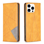 Coque de téléphone magnétique en cuir texturé losange, pour iPhone 17 Pro Max, pour iPhone 17 Pro, pour iPhone 17, pour iPhone Air, pour iPhone 16 Pro Max, pour iPhone 16 Pro, pour iPhone 16 Plus, pour iPhone 16