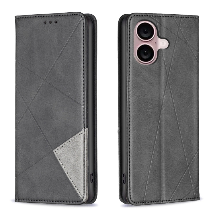 Coque de téléphone magnétique en cuir texturé losange, pour iPhone 17 Pro Max, pour iPhone 17 Pro, pour iPhone 17, pour iPhone Air, pour iPhone 16 Pro Max, pour iPhone 16 Pro, pour iPhone 16 Plus, pour iPhone 16