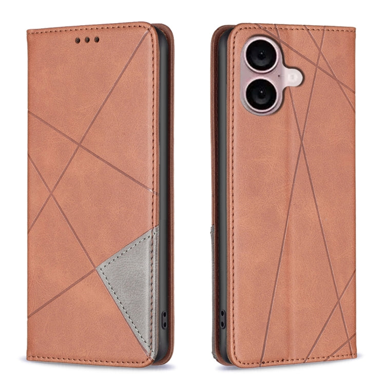 Coque de téléphone magnétique en cuir texturé losange, pour iPhone 17 Pro Max, pour iPhone 17 Pro, pour iPhone 17, pour iPhone Air, pour iPhone 16 Pro Max, pour iPhone 16 Pro, pour iPhone 16 Plus, pour iPhone 16