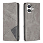 Coque de téléphone magnétique en cuir texturé losange, pour iPhone 17 Pro Max, pour iPhone 17 Pro, pour iPhone 17, pour iPhone Air, pour iPhone 16 Pro Max, pour iPhone 16 Pro, pour iPhone 16 Plus, pour iPhone 16