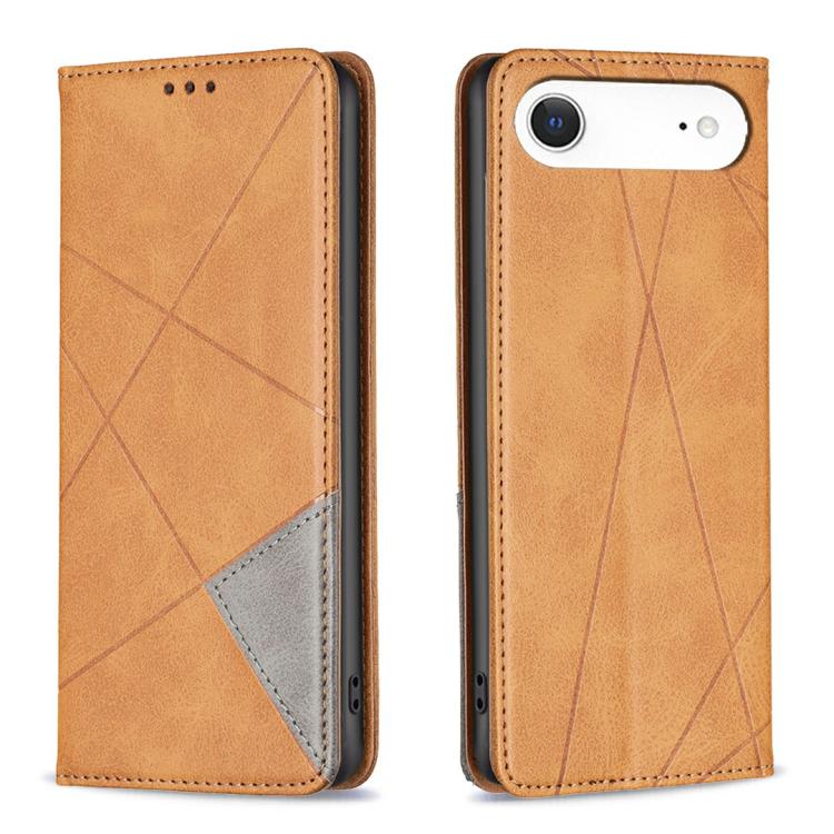 Coque de téléphone magnétique en cuir texturé losange, pour iPhone 17 Pro Max, pour iPhone 17 Pro, pour iPhone 17, pour iPhone Air, pour iPhone 16 Pro Max, pour iPhone 16 Pro, pour iPhone 16 Plus, pour iPhone 16