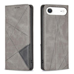 Coque de téléphone magnétique en cuir texturé losange, pour iPhone 17 Pro Max, pour iPhone 17 Pro, pour iPhone 17, pour iPhone Air, pour iPhone 16 Pro Max, pour iPhone 16 Pro, pour iPhone 16 Plus, pour iPhone 16