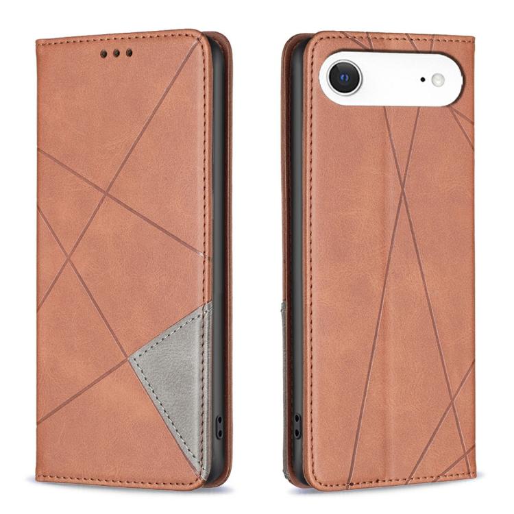 Coque de téléphone magnétique en cuir texturé losange, pour iPhone 17 Pro Max, pour iPhone 17 Pro, pour iPhone 17, pour iPhone Air, pour iPhone 16 Pro Max, pour iPhone 16 Pro, pour iPhone 16 Plus, pour iPhone 16