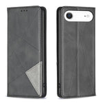 Coque de téléphone magnétique en cuir texturé losange, pour iPhone 17 Pro Max, pour iPhone 17 Pro, pour iPhone 17, pour iPhone Air, pour iPhone 16 Pro Max, pour iPhone 16 Pro, pour iPhone 16 Plus, pour iPhone 16