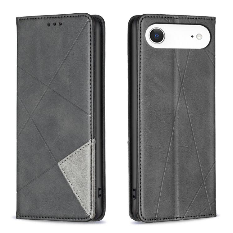 Coque de téléphone magnétique en cuir texturé losange, pour iPhone 17 Pro Max, pour iPhone 17 Pro, pour iPhone 17, pour iPhone Air, pour iPhone 16 Pro Max, pour iPhone 16 Pro, pour iPhone 16 Plus, pour iPhone 16